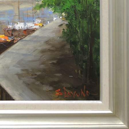 絵画 油絵 セーヌ川・パリ F30号 （春野修一） 【肉筆】【油絵】【外国