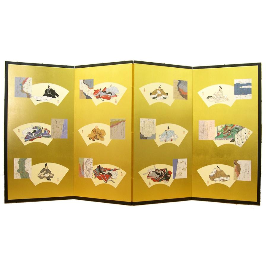 屏風 三十六歌仙 （河原進） ※即納※ : 掛け軸・絵画の専門店 掛軸堂