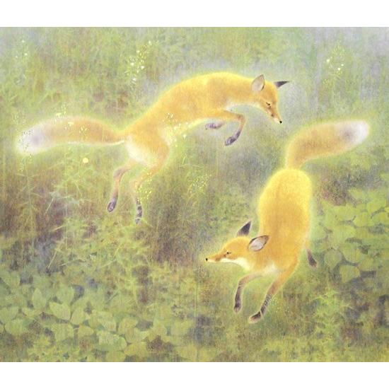 山口華楊 絵画 幻化 【複製】【美術印刷】【巨匠】【変型特寸