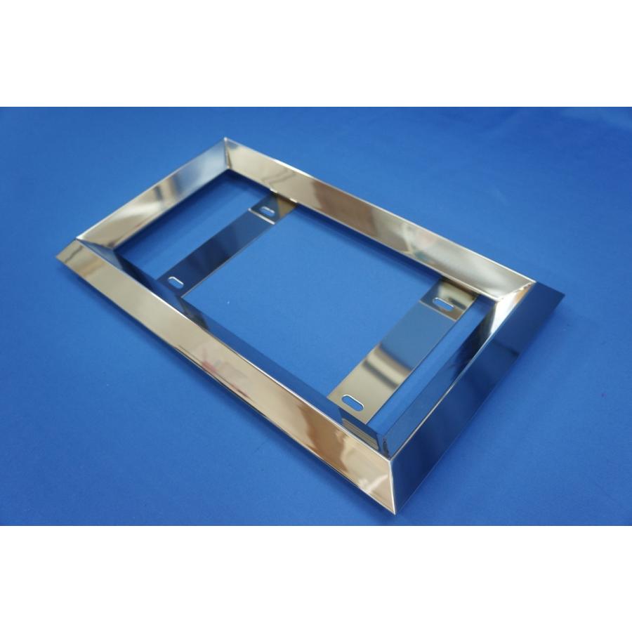 ジェットイノウエ 角おこしナンバー枠 余白隠しタイプ 大型用38角