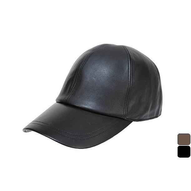 日本製 羊革 シープレザー キャップ メンズ アジャスターつき
