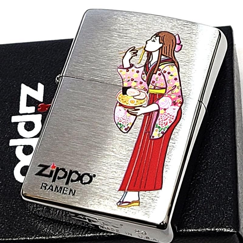 ZIPPO（ジッポー） ライター 和柄 ラーメンレディ 女性 可愛い ジッポ