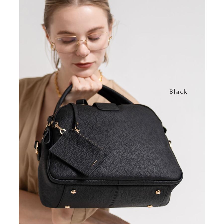 HAYNI（ヘイニ） 本革 ショルダーバッグ ボストンバッグ 2way