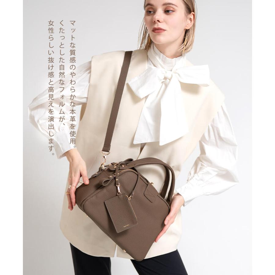 HAYNI（ヘイニ） 本革 ショルダーバッグ ボストンバッグ 2way