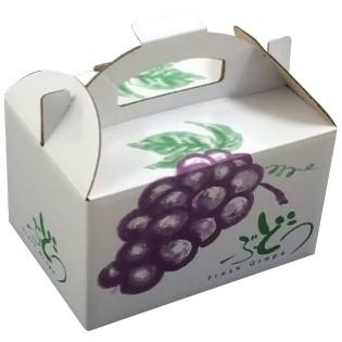 ぶどう・手提げ箱）ぶどうの里 手提 小/100枚入（L-2395） : 箱の店