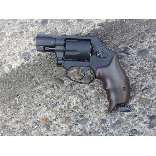 タナカワークス 木製グリップ S&W M360J SAKURA 用 ブラックローズ