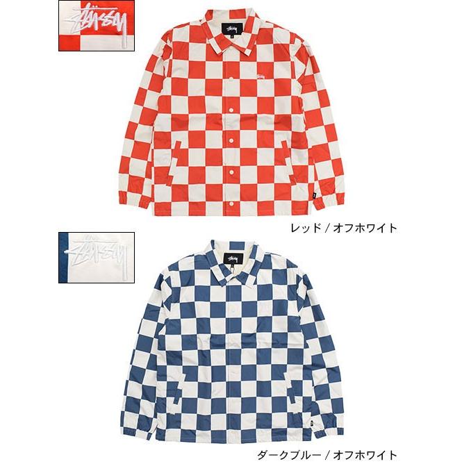 STUSSY（ステューシー） ジャケット メンズ Checker Coach(stussy JKT