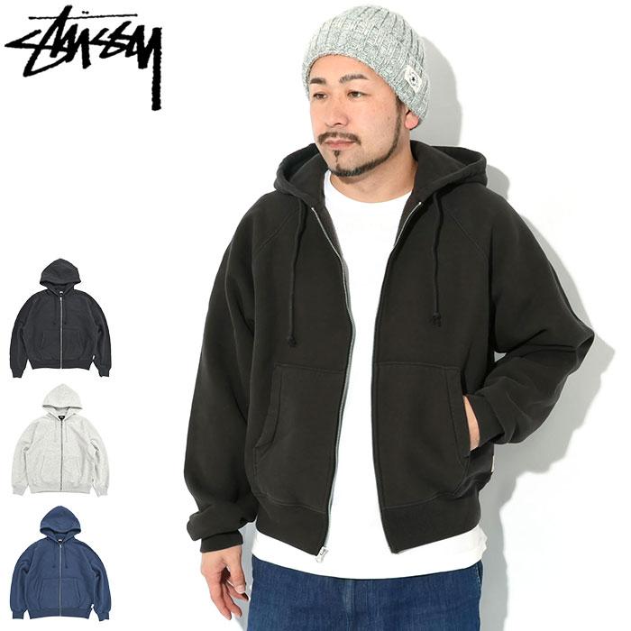 STUSSY（ステューシー） パーカー ジップアップ メンズ Raglan ( full