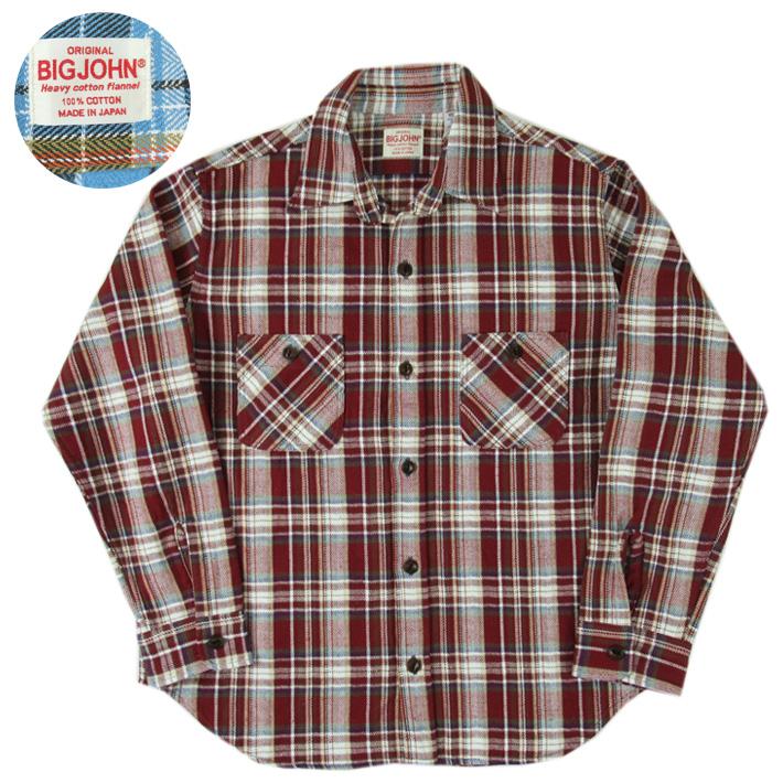 Big John（ビッグジョン） ネルシャツ HEAVY COTTON FLANNEL SHIRT