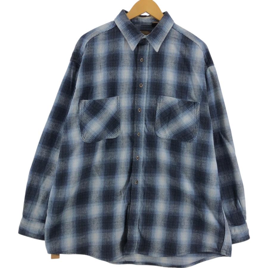 古着 セントジョンズベイ ST.JOHN'S BAY オンブレチェック 長袖