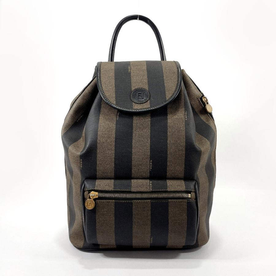 FENDI（フェンディ） リュック・デイパック ペカン ストライプ PVC