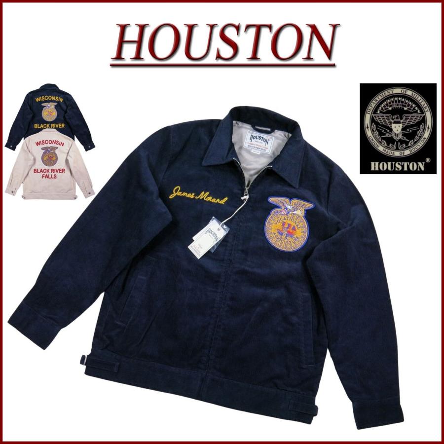 HOUSTON（ヒューストン） FFA チェーン刺繍 コーデュロイ ファーマーズ