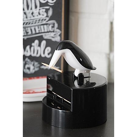 楊枝入れ おしゃれ ようじ入れ からくり レトロ アンティーク調 バード