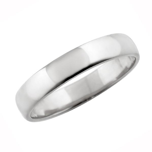 Jewelry i（ジュエリーアイ） 甲丸 リング 4mm幅 プラチナ 指輪