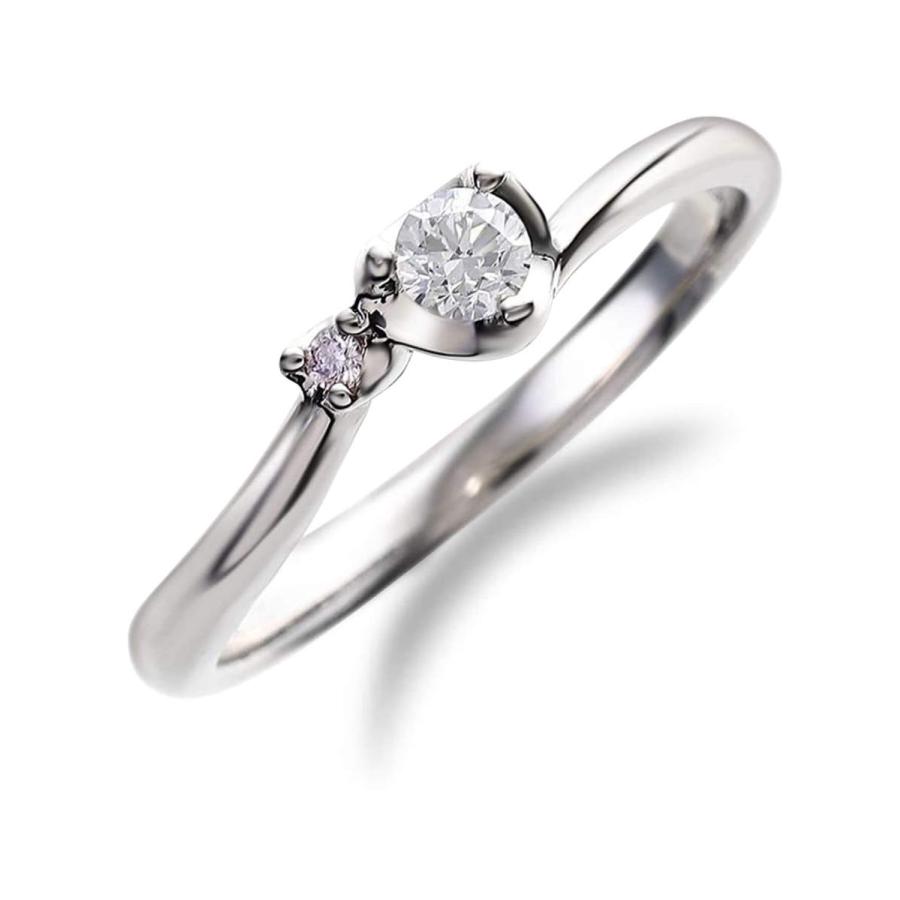 公式ストア】ピンクダイヤモンド 指輪 リング レディース プラチナ