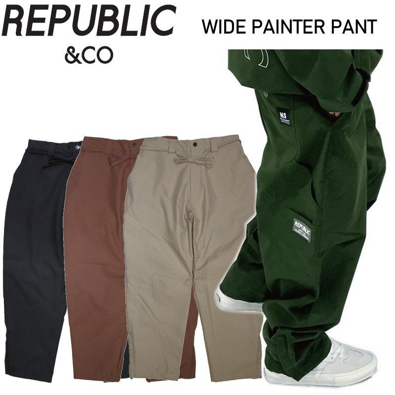 ◎ 24-25 REPUBLIC WIDE PAINTER PANT リパブリック スノボウェア