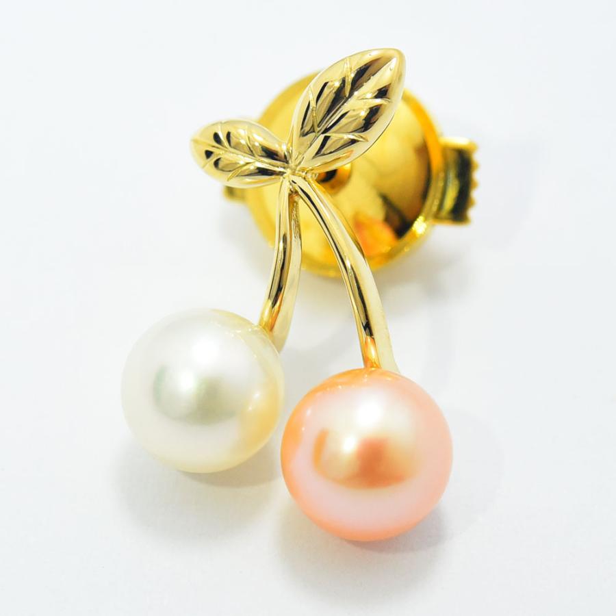 TASAKI（タサキ） ブローチ 田崎 ピンズ チェリー さくらんぼ 真珠