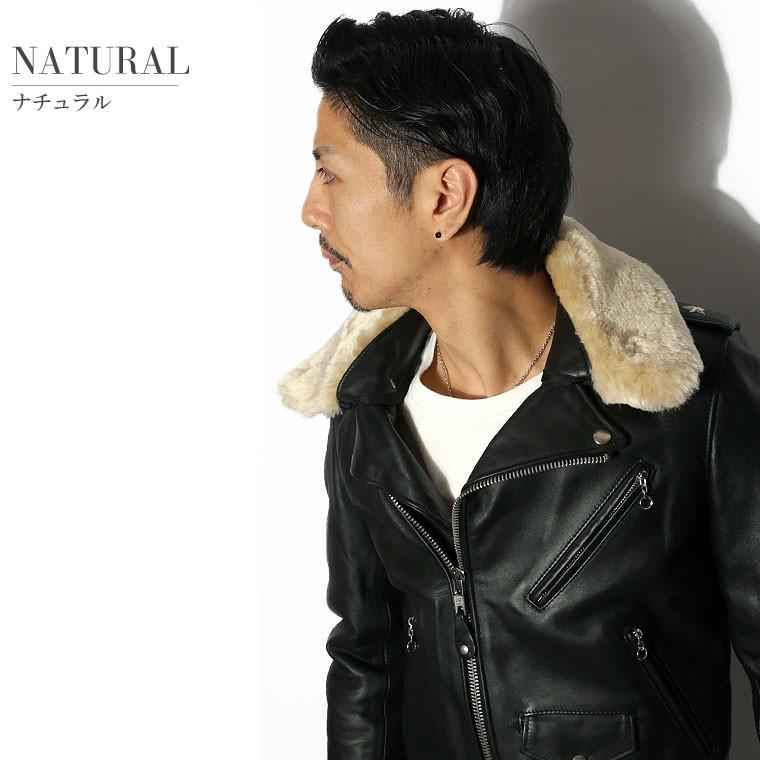 Schott N.Y.C（ショット） 【ポイント10倍】Schott 襟ボア ライダース