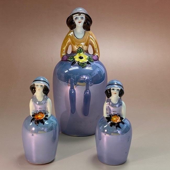 ノリタケ オールドノリタケ デコレディー アールデコ ソルト＆ペッパー