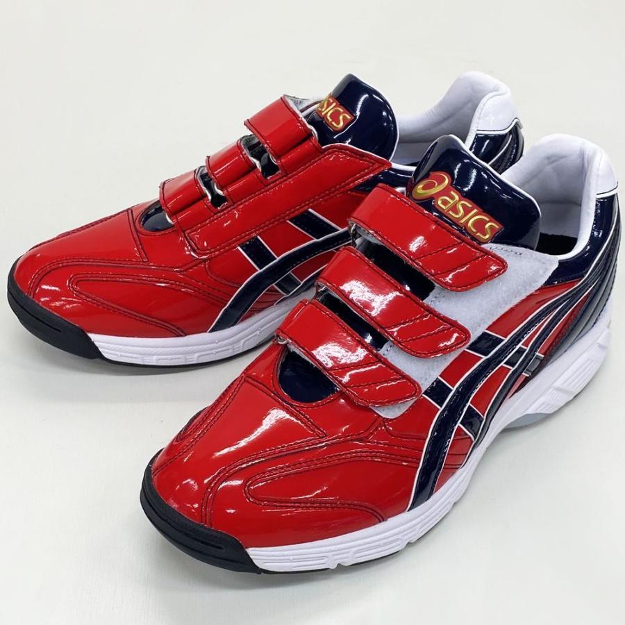 ASICS（アシックス） 【サイズ交換送料無料】ネイビー×レッド 野球