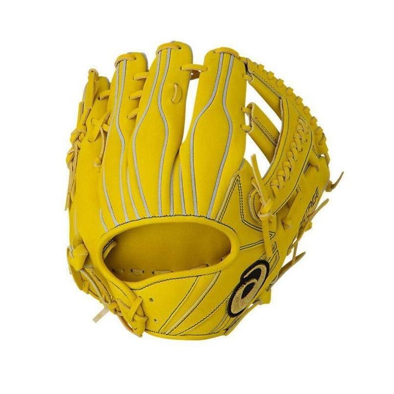 ASICS（アシックス） 野球 軟式グラブ グローブ 内野手用 ゴールド