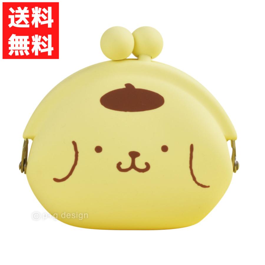p+g design POCHI ポムポムプリン ポチ シリコン がまぐち サンリオ