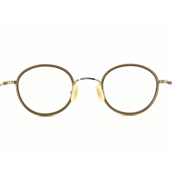 カネコガンキョウ KV-86L BR 未使用品（S） ] 金子眼鏡ヴィンテージ