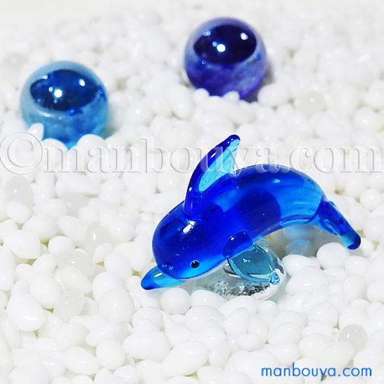 イルカ グッズ ガラス細工 ミニチュア 雑貨 水族館 グラススクエア