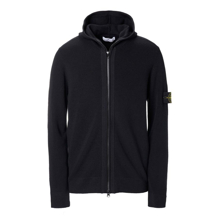 STONE ISLAND（ストーン アイランド） ジップアップ ニット ブルー