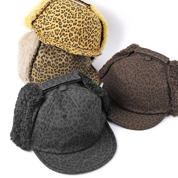 帽子 冬用 レオパード柄 ヒョウ柄 ひょう柄 レパード柄 豹柄 プードル