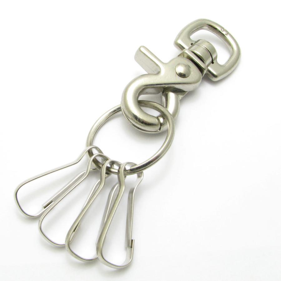 ウォレットチェーン フック 部品 金具 レバーフック キーホルダー金具