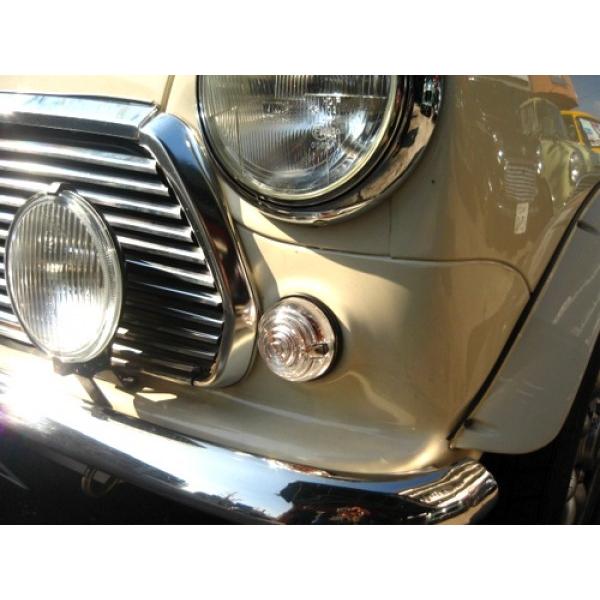 ローバーミニ/クラシックミニ フロントウインカーホワイトレンズ