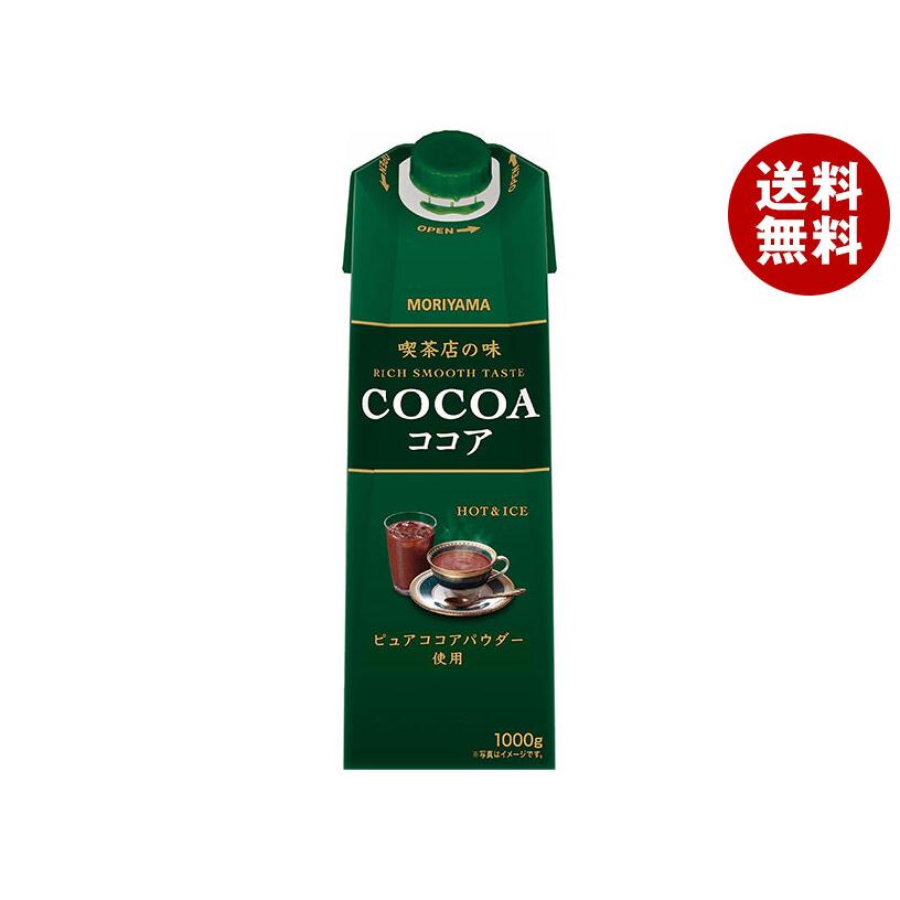 守山乳業（MORIYAMA） 喫茶店の味 ココア 1000g紙パック×6本入｜ 送料