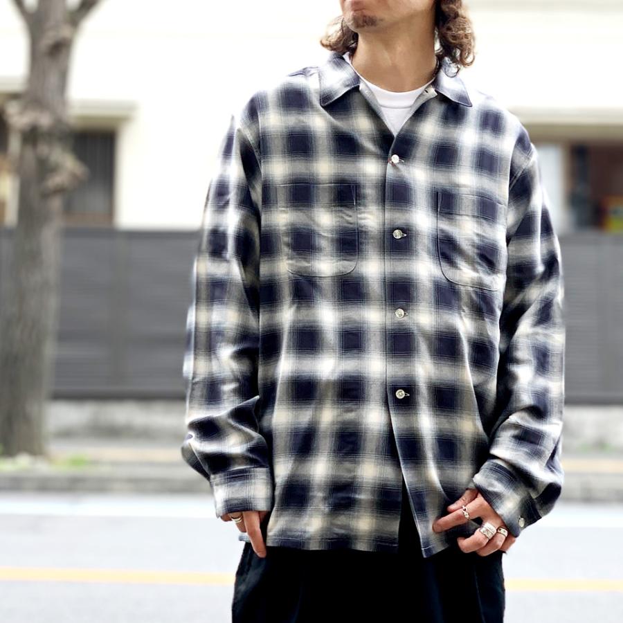 TOWNCRAFT（タウンクラフト） 全2色 オンブレチェックシャツ レーヨン