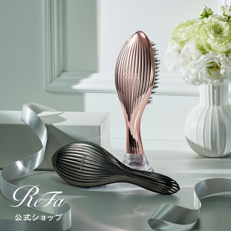 ReFa（リファ） ヘアブラシ 豚毛 公式 ○リファエールブラシレイ