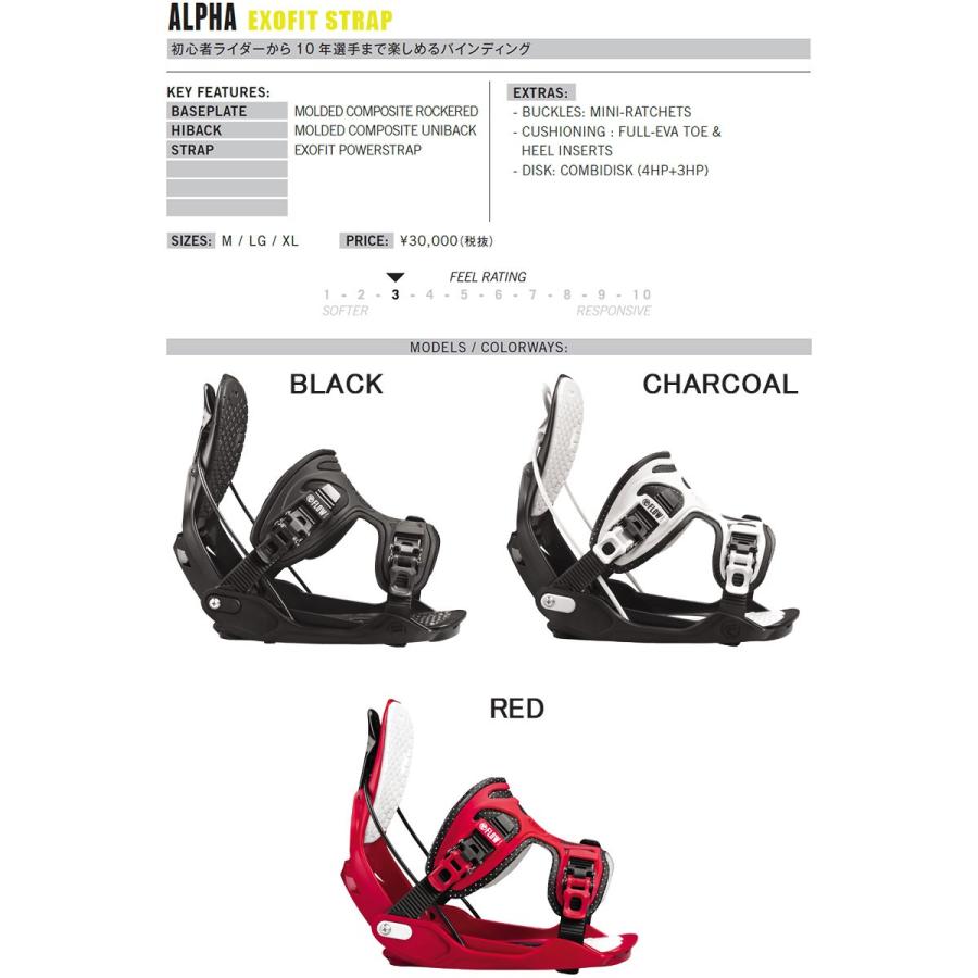 DRAKE（ドレイク） FLOW floe フロー ALPHA アルファ ビンディング