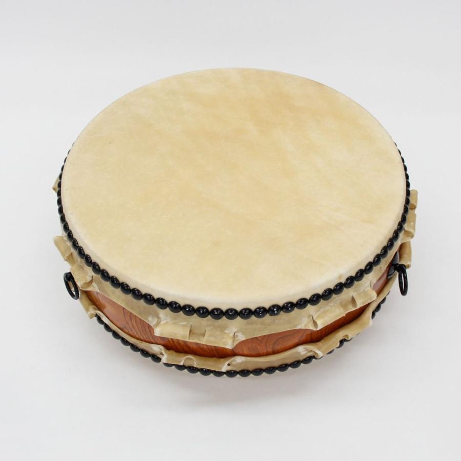 平太鼓 木目胴上級品 1尺1寸 革面直径33cm 平太鼓・バチ付・民謡・寺院