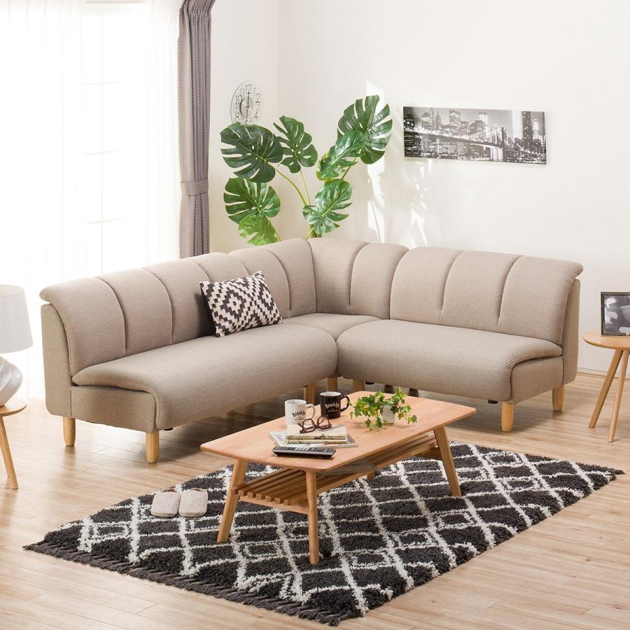 ニトリ（NITORI） ソファー ソファ コーナーソファ3点セット