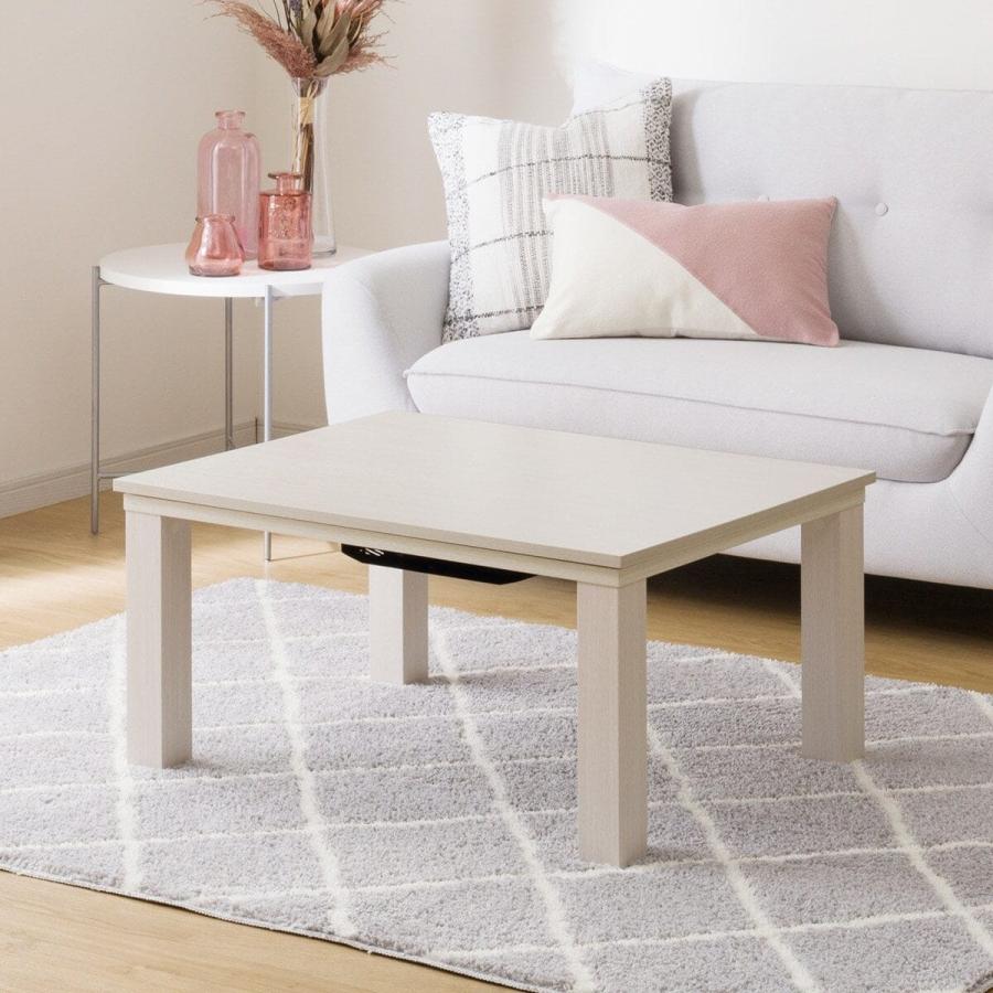 つ*さ様 ニトリ／リビングこたつ(ステインG 8060WW) 白 ローデスク つ