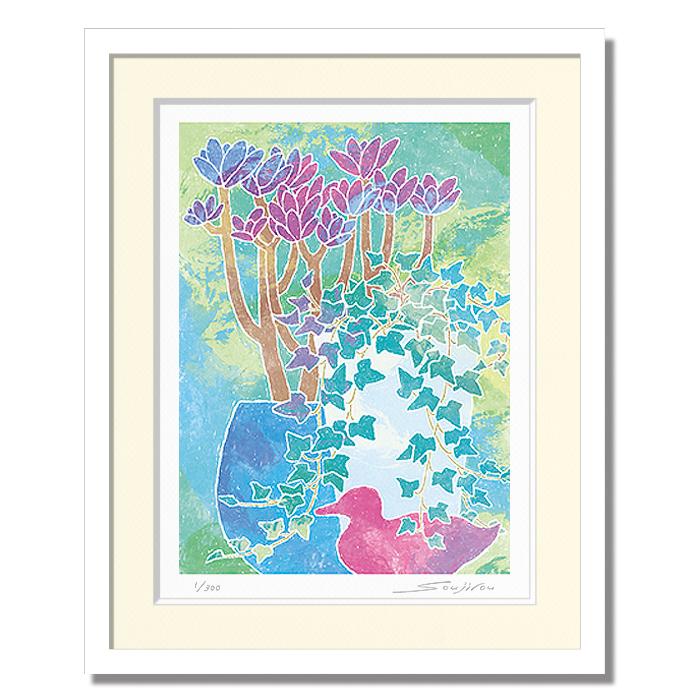 絵画 静物画 インテリア 壁掛け 版画 アート 玄関 おしゃれ 額入り