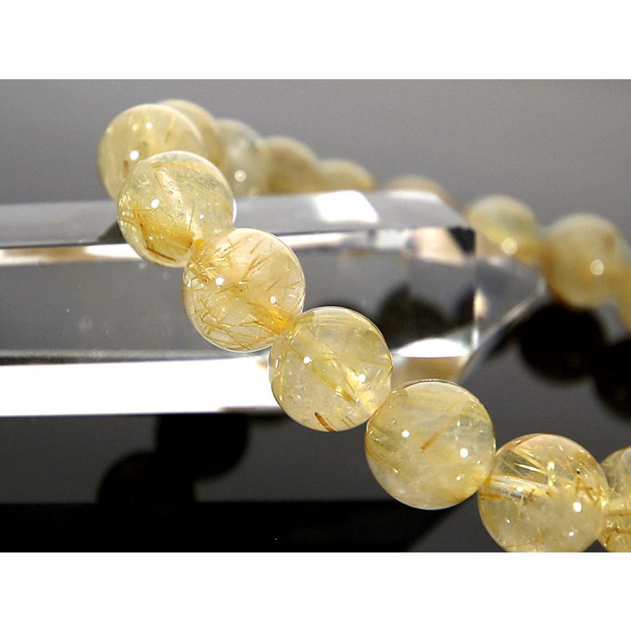 ゴールドルチルクォーツ ルチルクォーツ ブレスレット 9mm