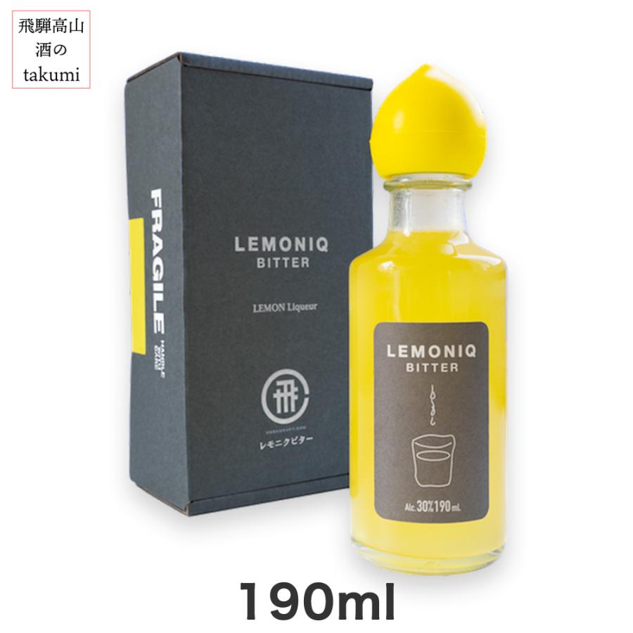 飛騨クラフト LEMONIQ BITTER レモニク ビター 190ml瓶1本 箱入り