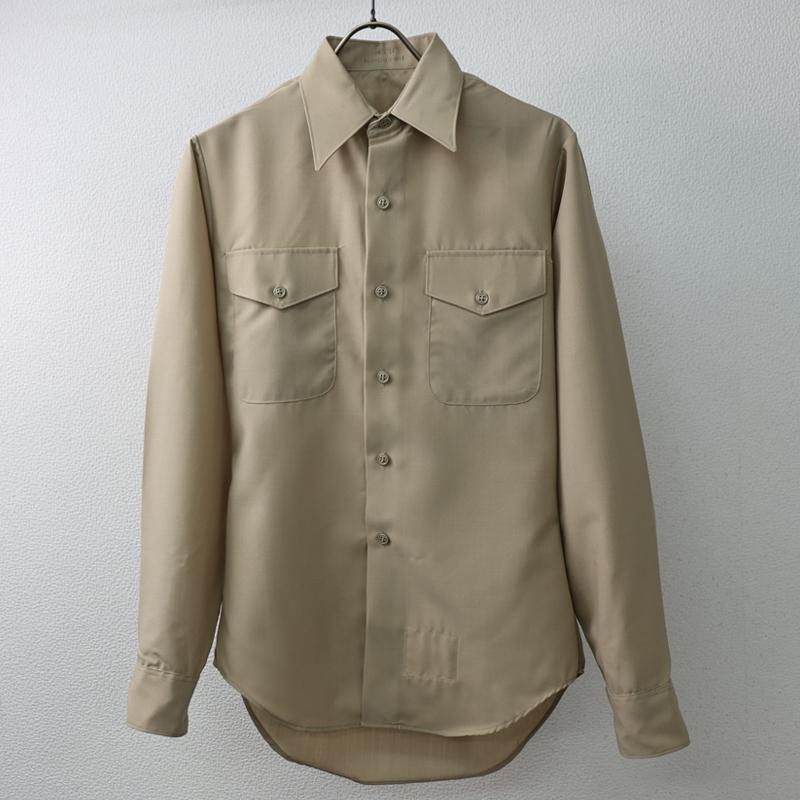 US. 海兵隊用カーキシャツ(14×34)《実物・新品(未使用品)》デッド