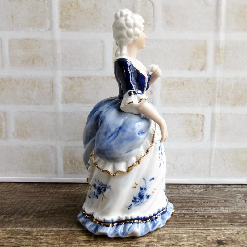 瀬戸ノベルティ 陶器のオブジェ 貴婦人 / セト・ノベルティ 西洋陶器