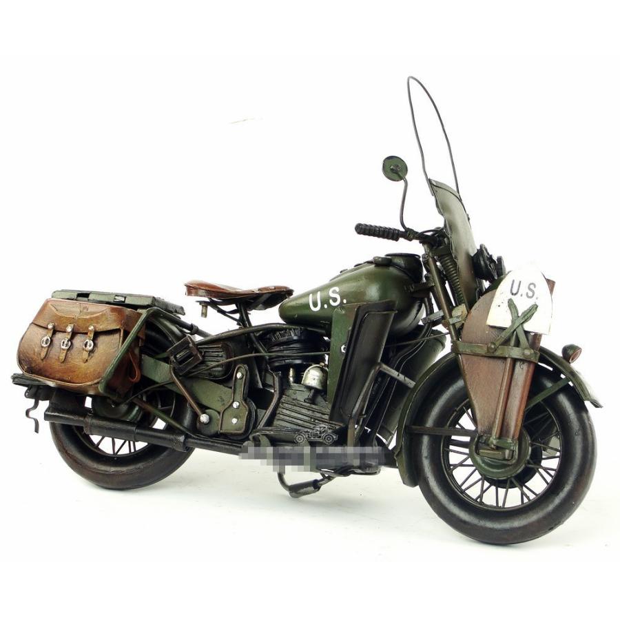 第2次大戦時 オートバイ World-War-II motorcycle レトロ ブリキ製