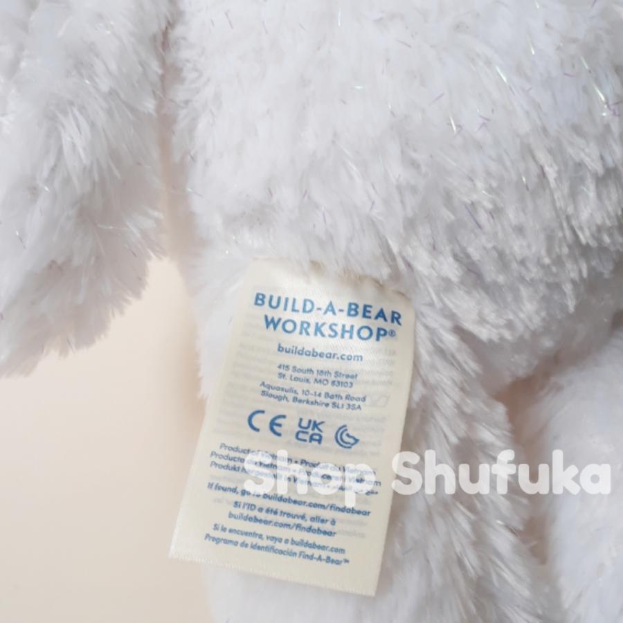 アナと雪の女王 ビルドアベア 2 エルサ テディベア ぬいぐるみ 白