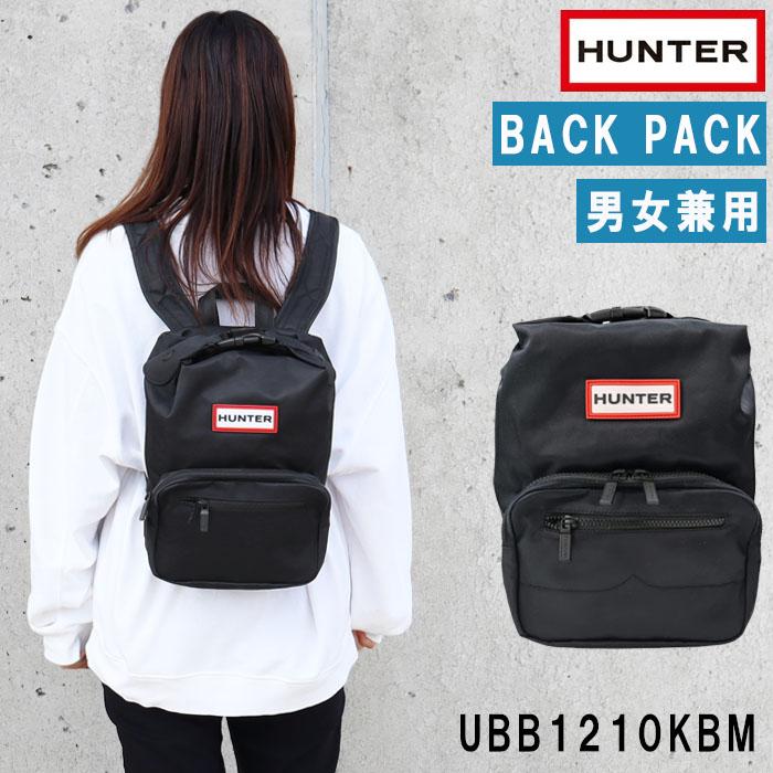 HUNTER（ハンター） バッグ ミニ リュック UBB1210KBM BLACK NYLON