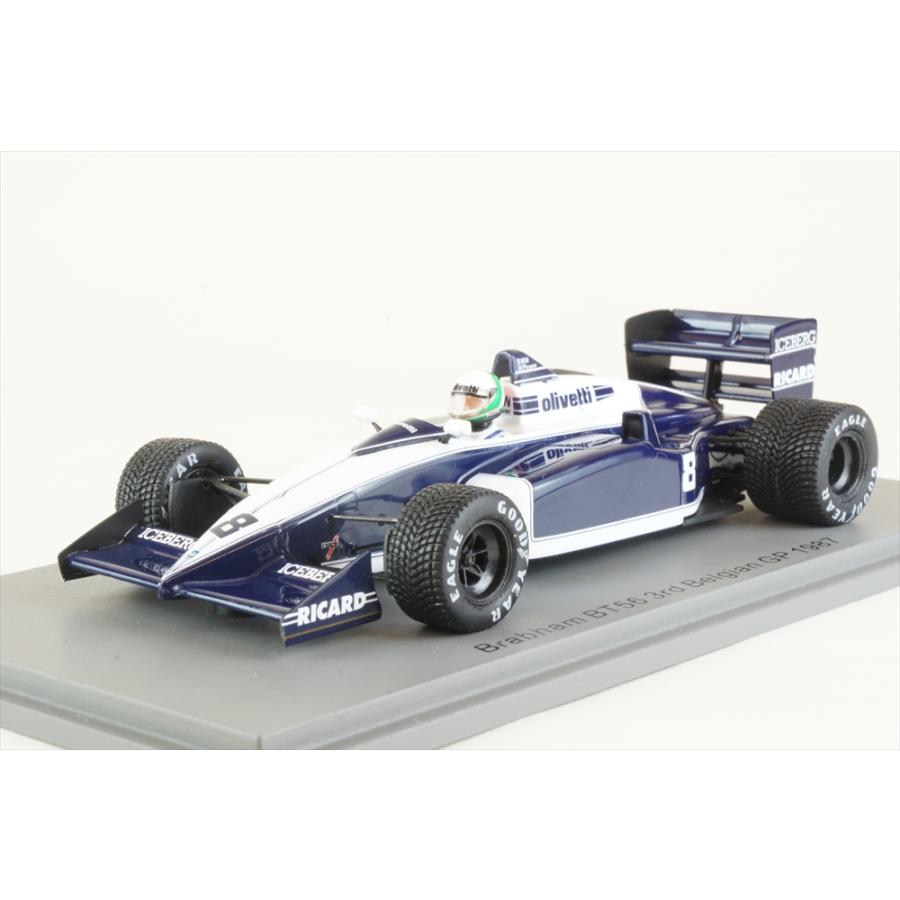 スパーク 1/43 ブラバム BT56 No.8 1987 F1 ベルギーGP 3位 A-de