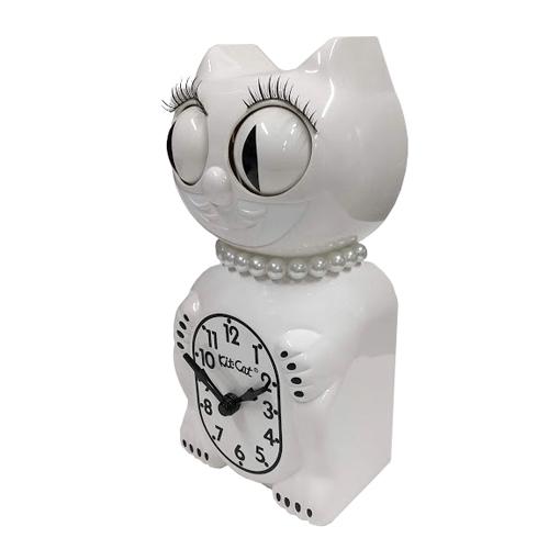 キットキャットクロック ( レディー ホワイト ) Kit-Cat klock pud288