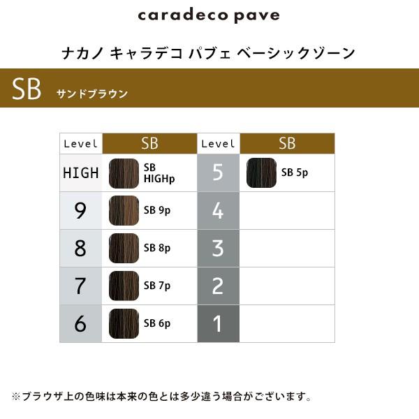 ナカノ キャラデコ パブェ ベーシックゾーン 1剤 サンドブラウン 80g